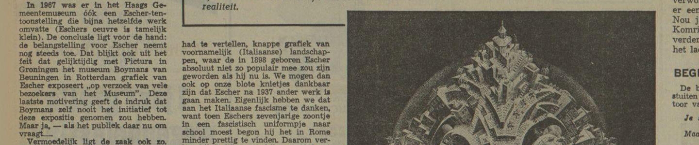 Escher versus de kunstkritiek