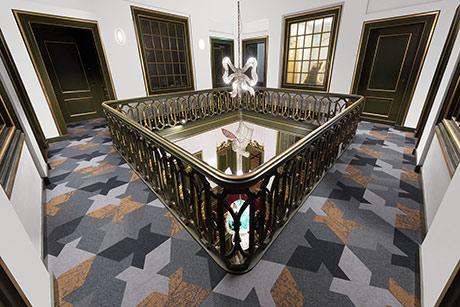 A tessellated floor