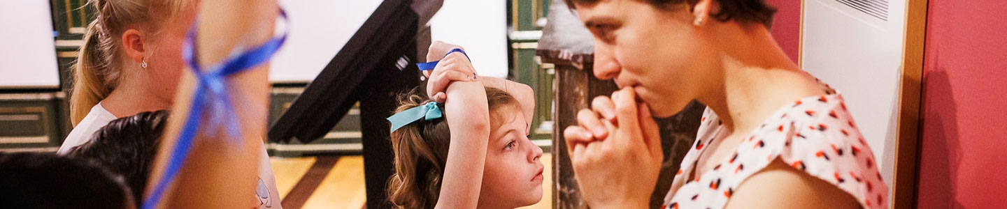 Rondleiding voor kinderen met een visuele beperking