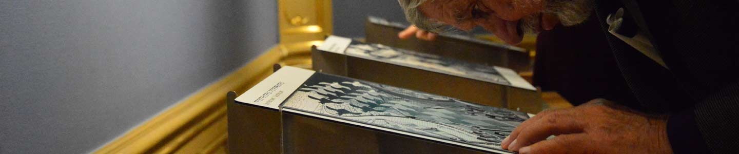 Rondleiding voor bezoekers met een visuele beperking