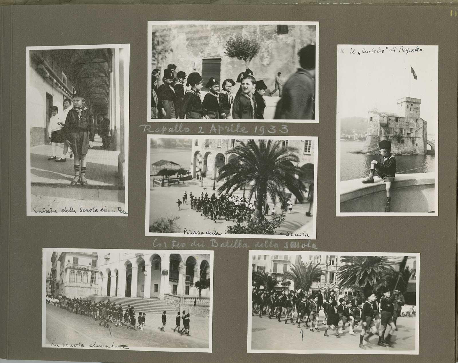 Photo album, Rapallo, 2 April 1933