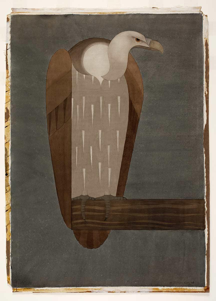 Samuel Jessurun de Mesquita, Gier, waterverf en inkt op papier en karton, 1927. Collectie Kunstmuseum Den Haag