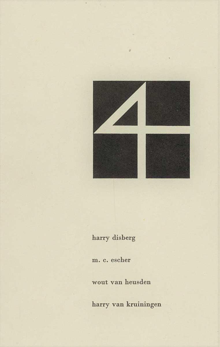 Catalogus van de tentoonstelling in het Stedelijk Museum in 1957