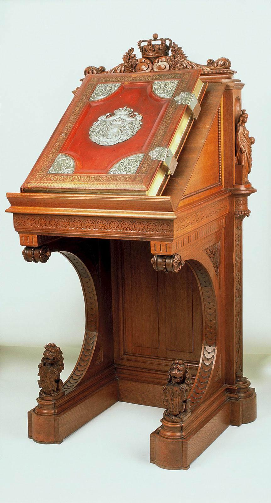 Tribute by the Dutch people presented to Queen Emma, 31 August 1898, Royal Collections, The Hague (inventory number: A47-VIIID-01)