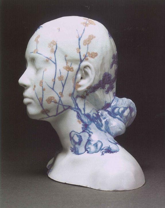 Ah Xian, porseleinen buste uit de serie China China (1998-2002)