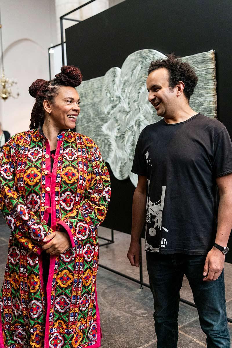 Dichters Babs Gons & Mustafa Stitou