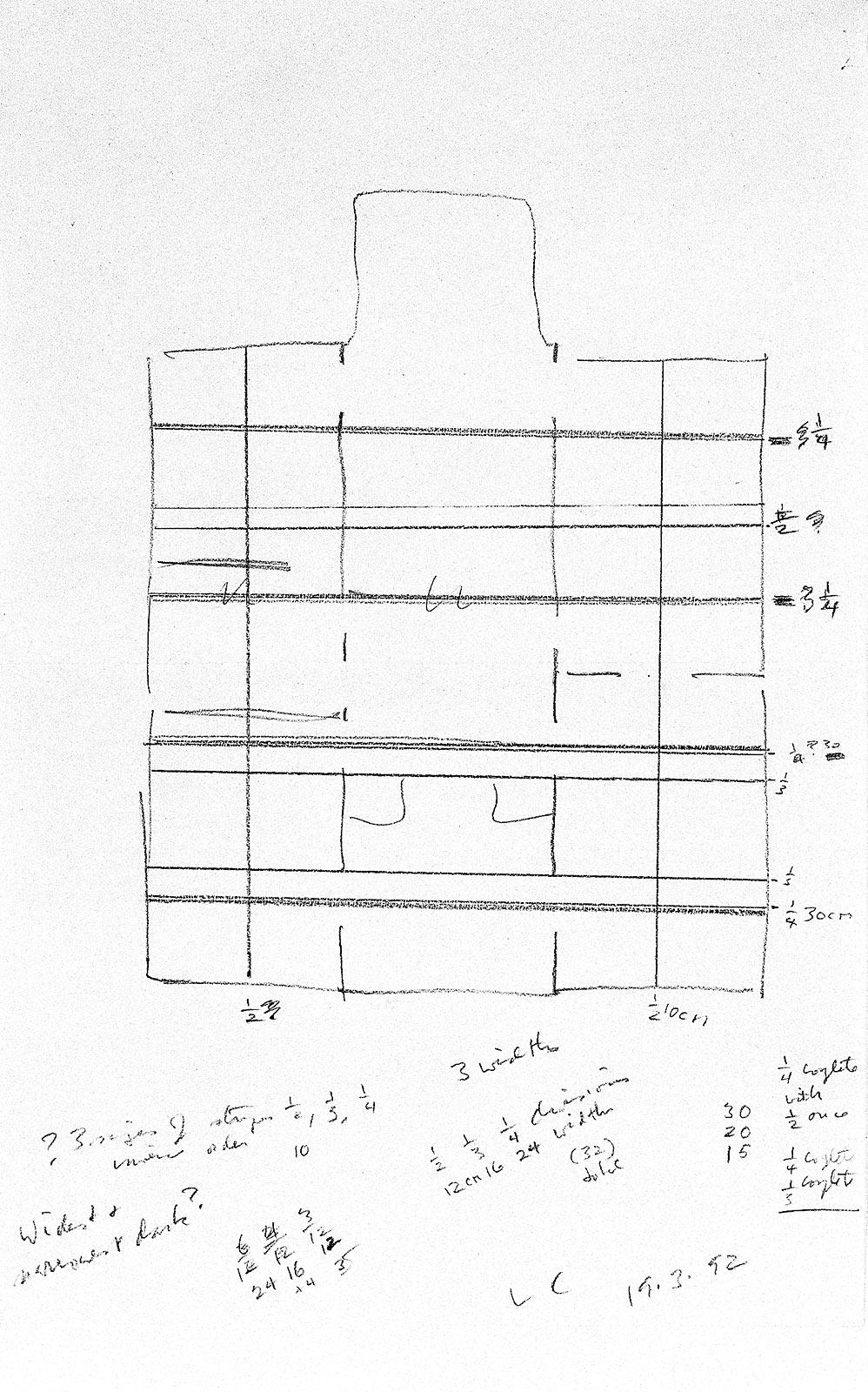 Schematic drawing ground floor