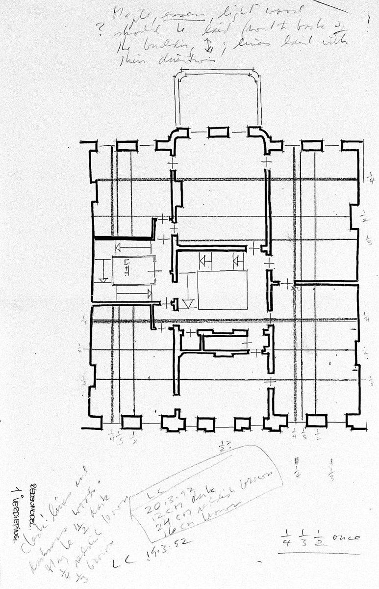 Overzicht van de eerste verdieping