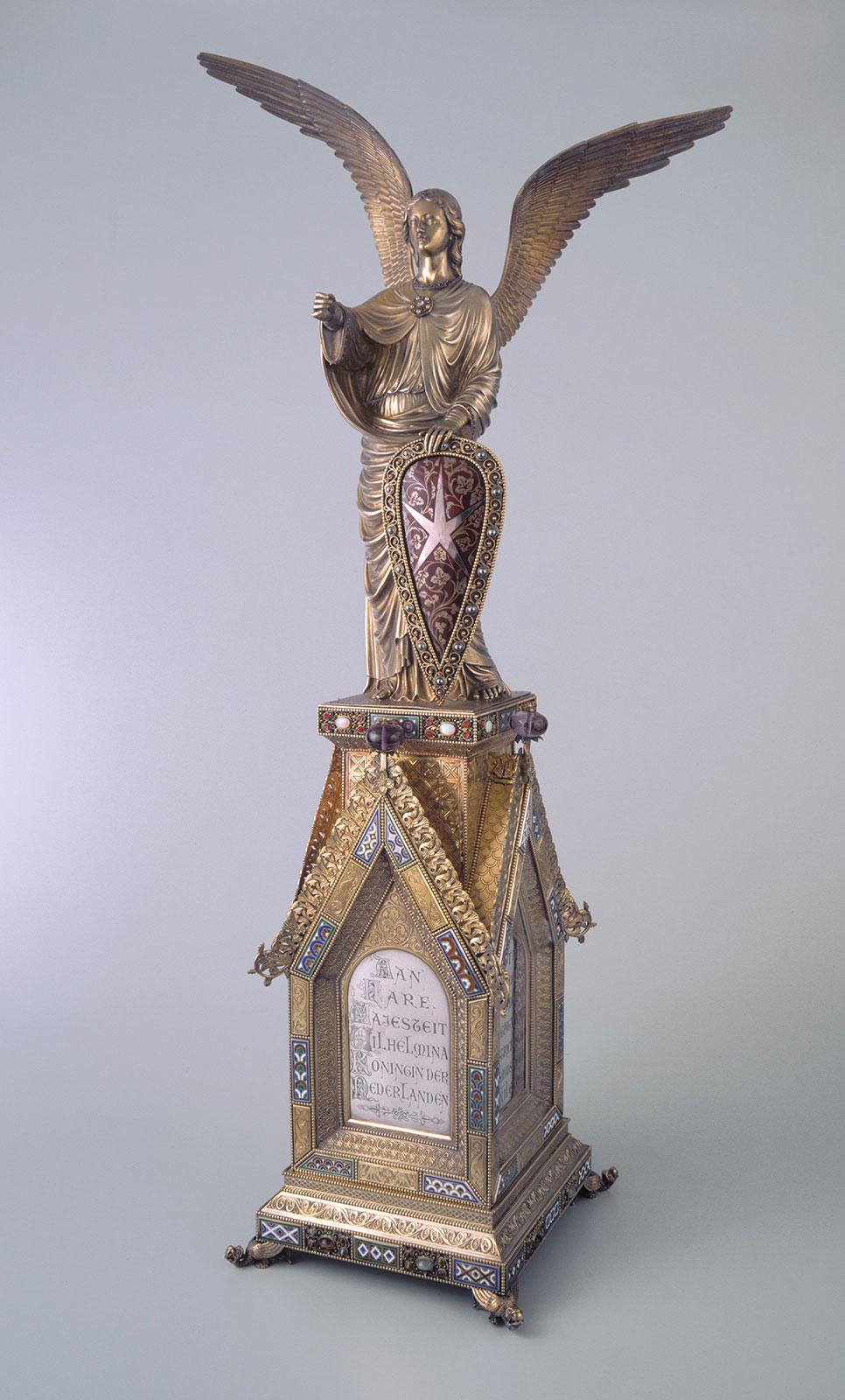Silver Angel donated on the occasion of a visit by Queen Wilhelmina to Maastricht, Royal Collections, The Hague (inventory number: MU / 2806)