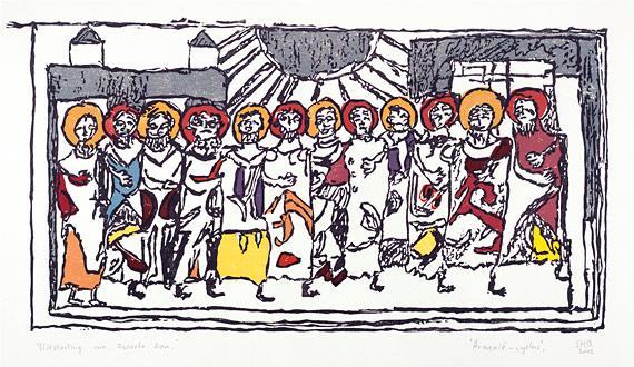 Sietse Bakker, no title, linoleum cut and woodcut, year unknown