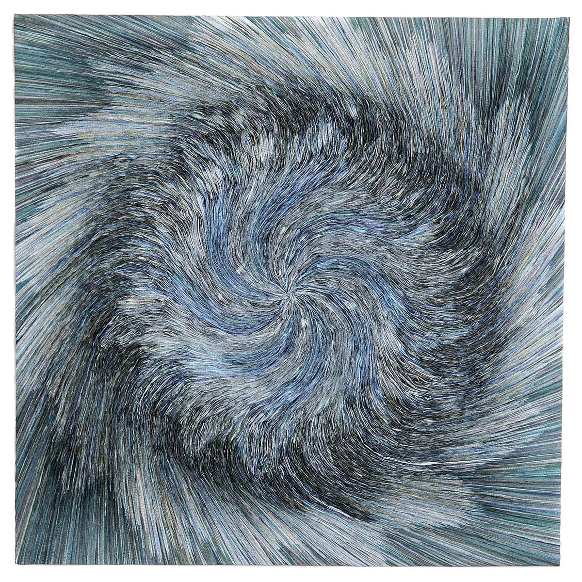 Annita Smit, Temperament, 2019,
bearbeitetes Bibelpapier. Foto: Anja Loepa