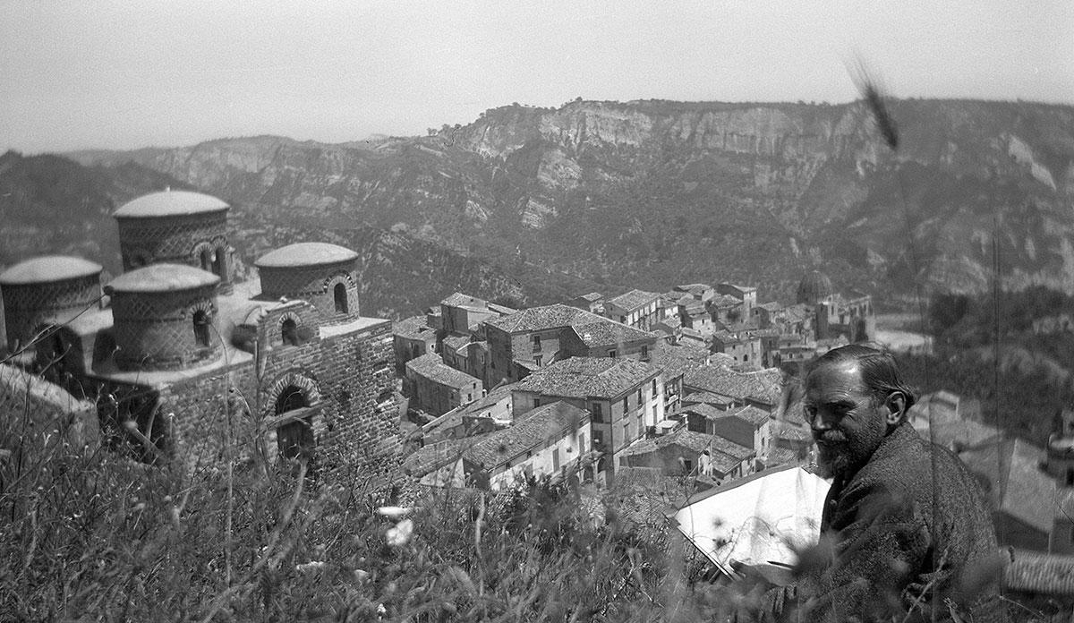 Giuseppe Haas-Triverio at the Cattolica of Stilo, Calabria, 15 May 1930