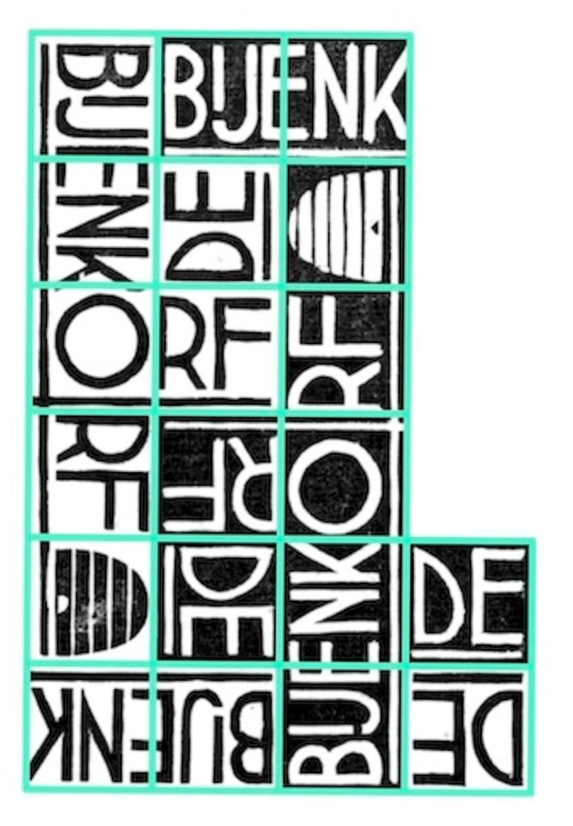 <p>The block has an underlying grid of 20 squares, each with sides 1.5 cm</p>