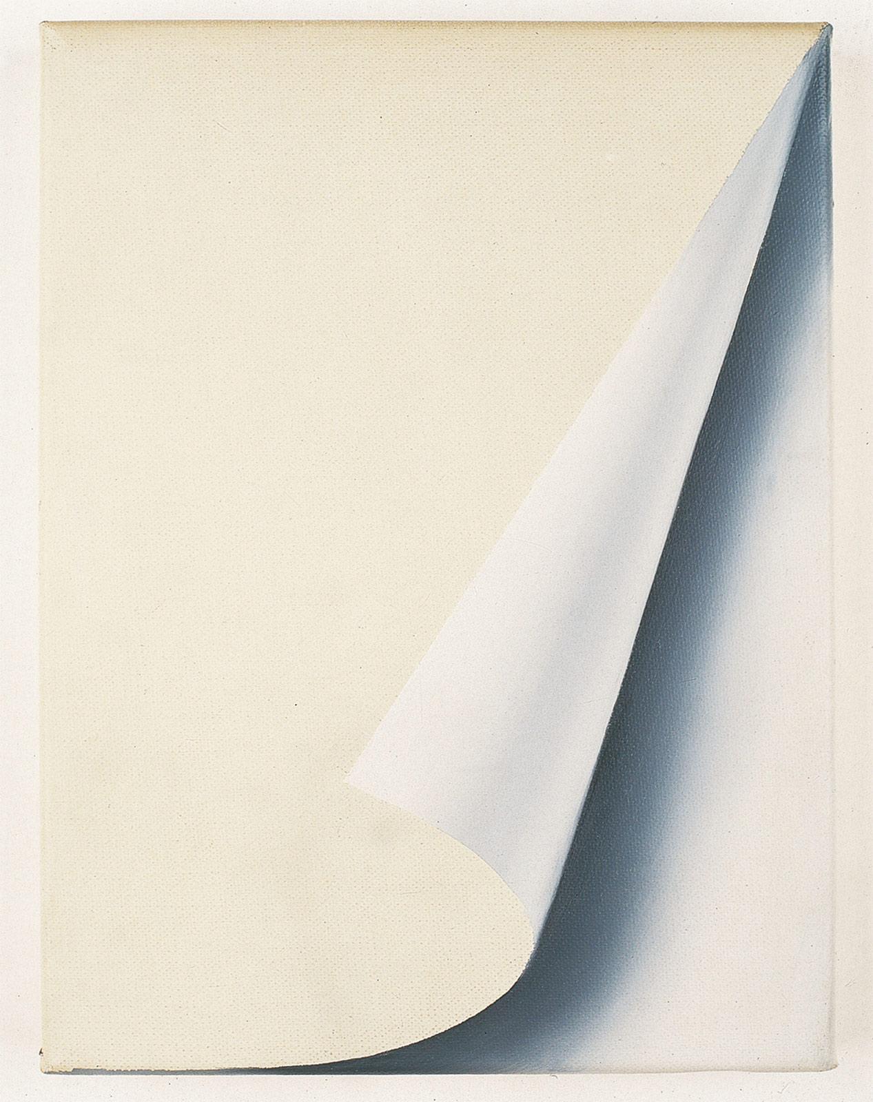 <p>Gerhard Richter, Umgeschlagenes Blatt (Turned Sheet), oil on canvas, 1965. Collection Museum Kurhaus Kleve </p>