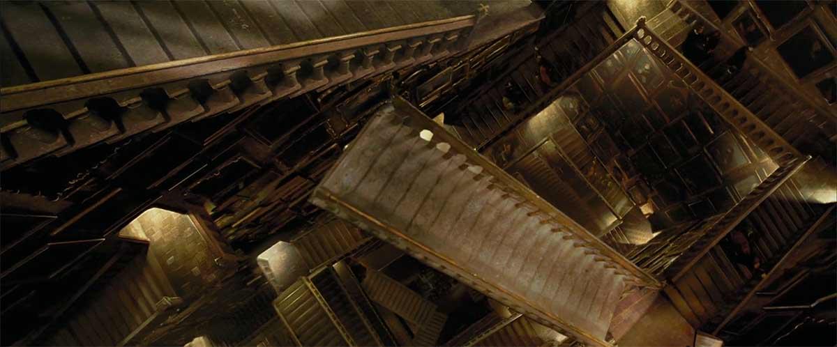 Het trappenhuis in Hogwarts