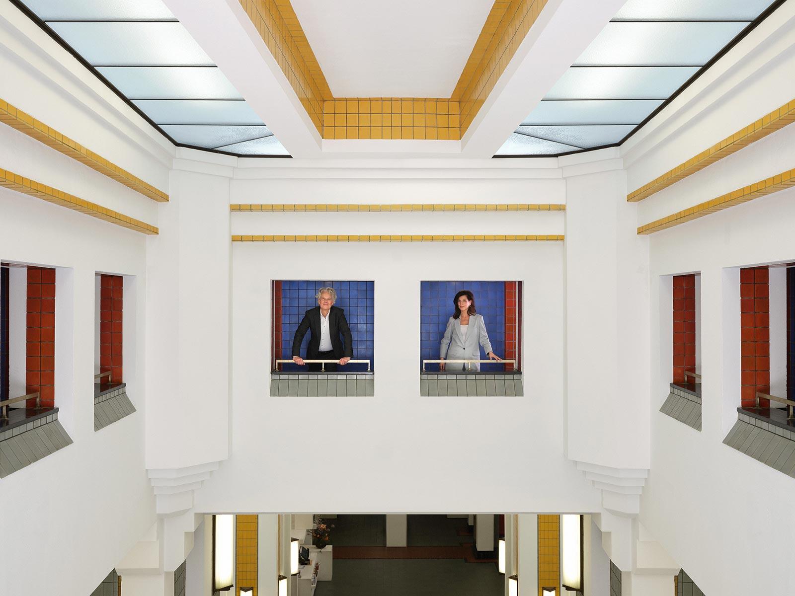 Margriet Schavemaker en zakelijk directeur Paul Broekhoff