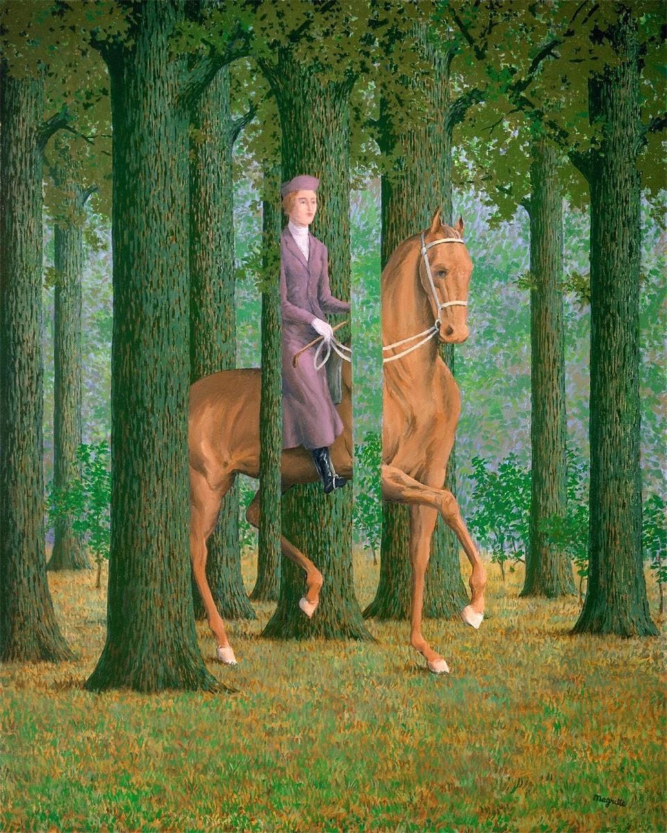 <p>René Magritte, The Blank Signature, oil on canvas, 1965. Collection National Gallery of Art, Washington DC</p>