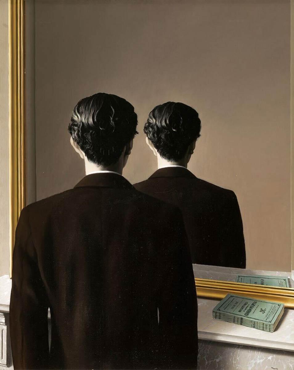 René Magritte, La reproduction interdite, oil on canvas, 1937. Collection: Museum Boijmans Van Beuningen