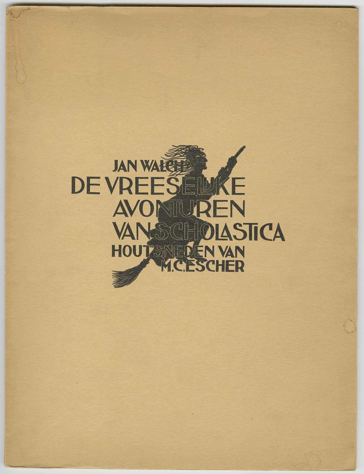 M.C. Escher, Cover (Scholastica). woodcut, 1932