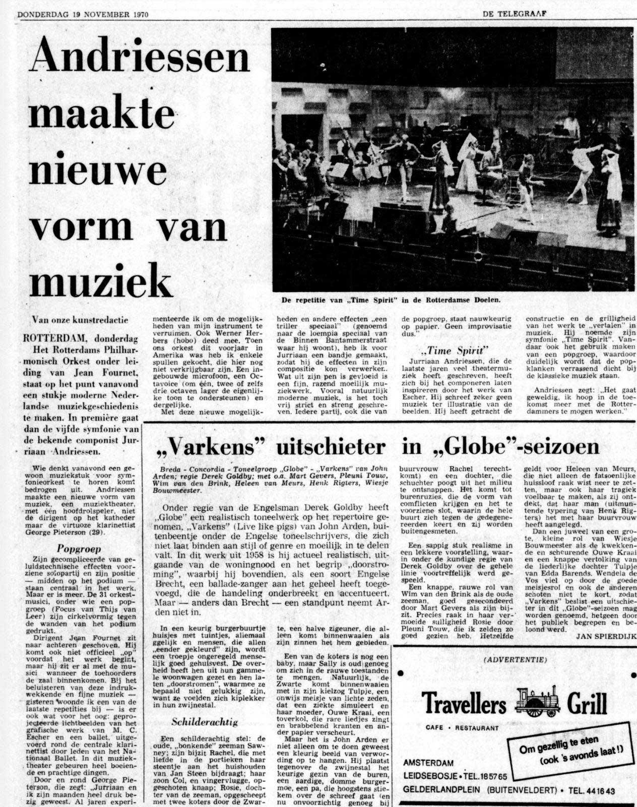 De Telegraaf, 19 november 1970