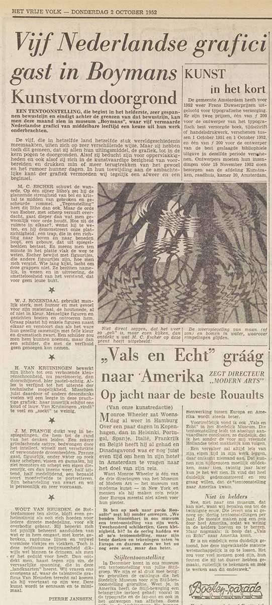 Het Vrije Volk, 2 oktober 1952