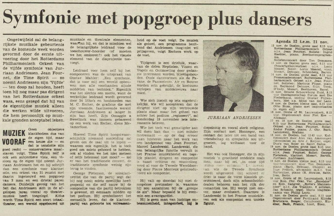 Het Vrije Volk, 12 november 1970