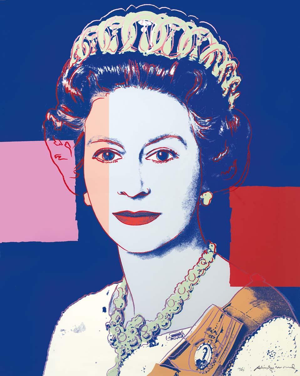Andy Warhol, Queen Elizabeth II of the United Kingdom, 1985, screenprint, private collection