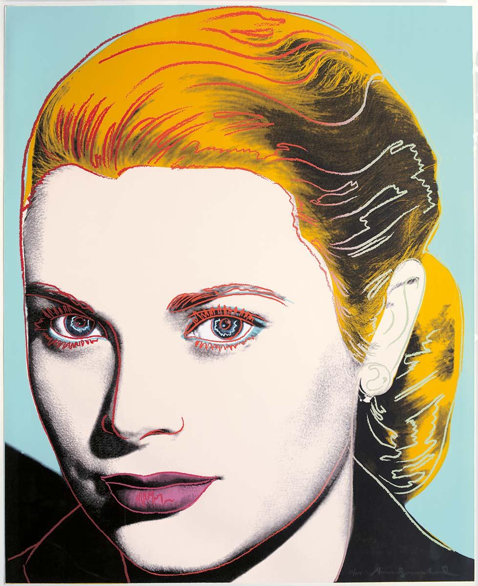 Andy Warhol, Grace Kelly, 1983, screenprint, private collection