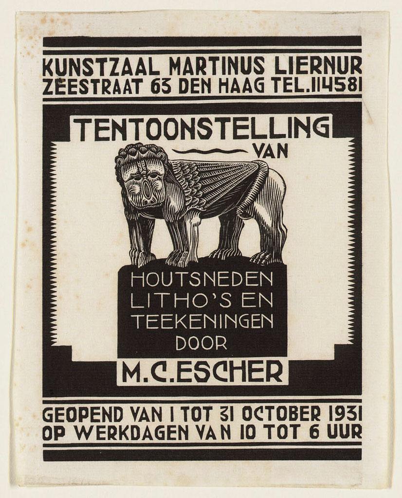 Uitnodiging tentoonstelling Martinus Liernur