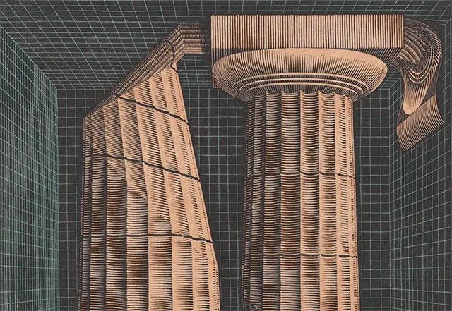 (Twee) Dorische zuilen